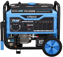 Pulsar 9500W Portable Dual Fuel Generator