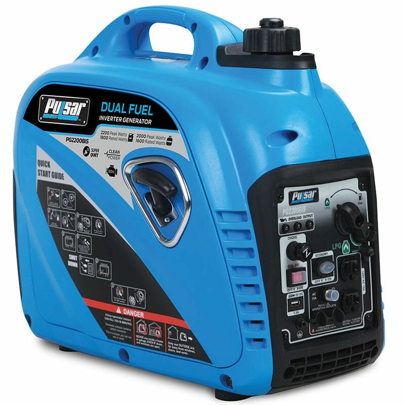 Pulsar PG2200BiS 1800W Dual Fuel Portable Inverter Generator