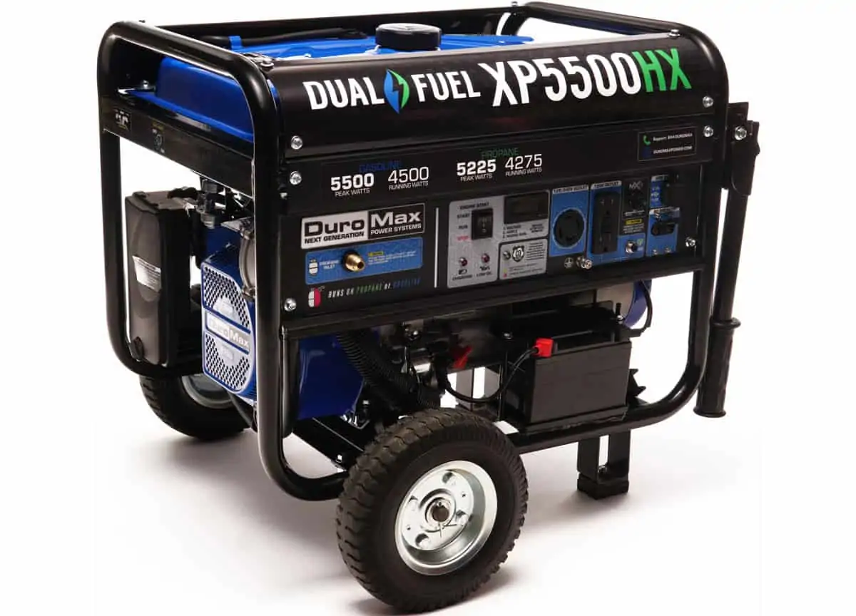 Pulsar 5500W Portable Dual Fuel Generator