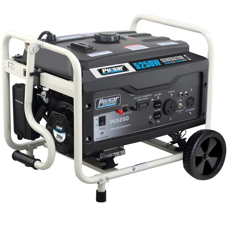 Pulsar 4250W Portable Dual Fuel Generator with CO Shutdown Sensor