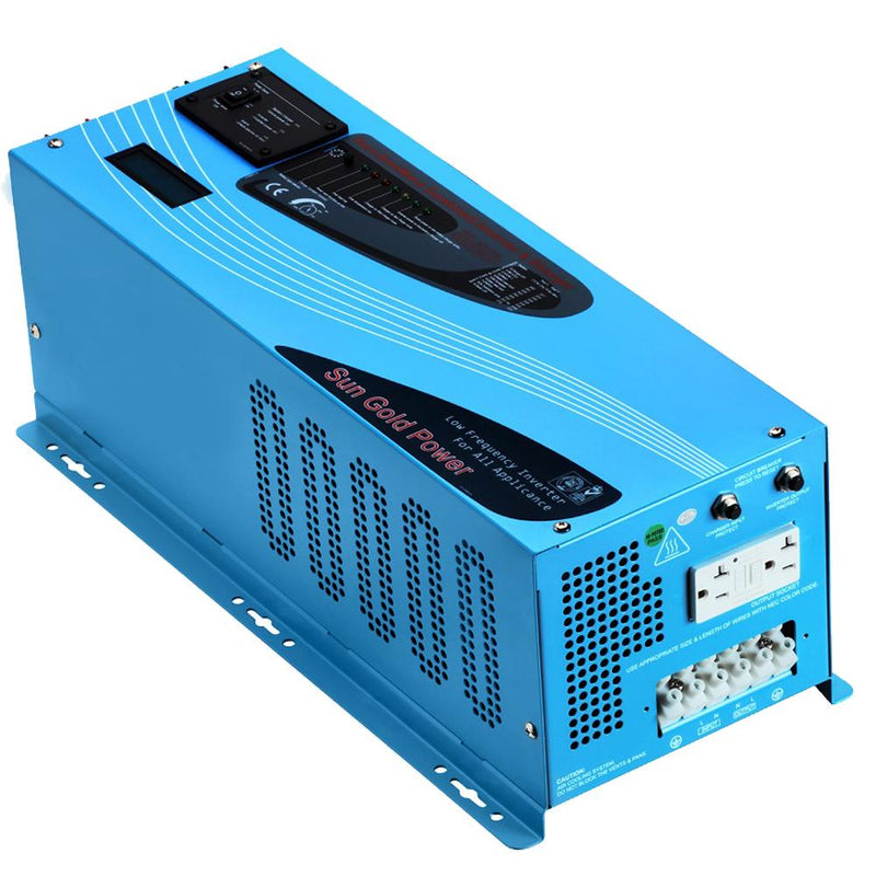 SunGoldPower 2000W DC 24V Pure Sine Wave Inverter with Charger