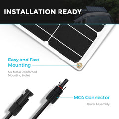 Renogy 1x 100W 12V Flexible Monocrystalline Solar Panel