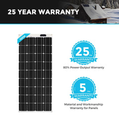 Renogy 1x 100W 12V Flexible Monocrystalline Solar Panel