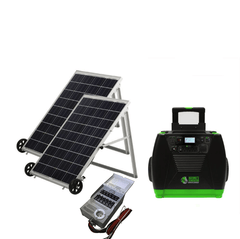 Nature's Generator Elite Gold PE 3600W with 2x100W Solar Panels & Power Transfer Kit