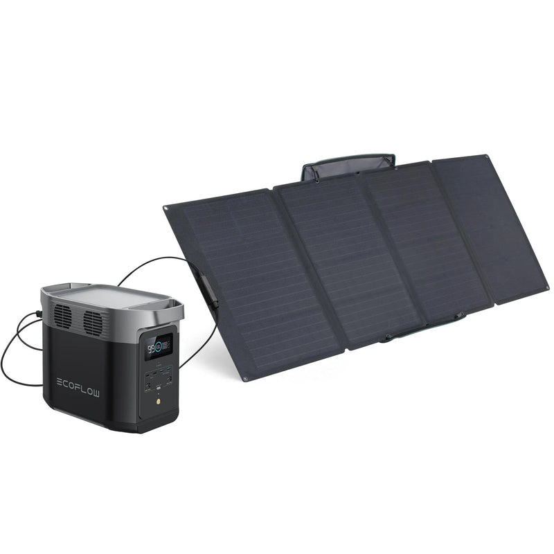 EcoFlow Delta 2 1024Wh + 1x 400W Portable Solar Panel Solar Generator Kit