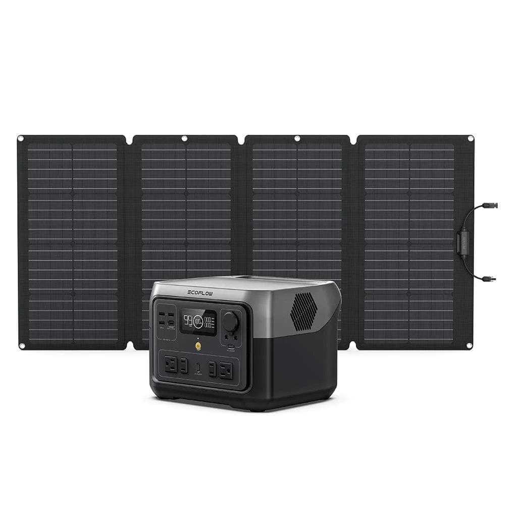 EcoFlow River 2 Max + 1x 160W Solar Panel Solar Generator Kit