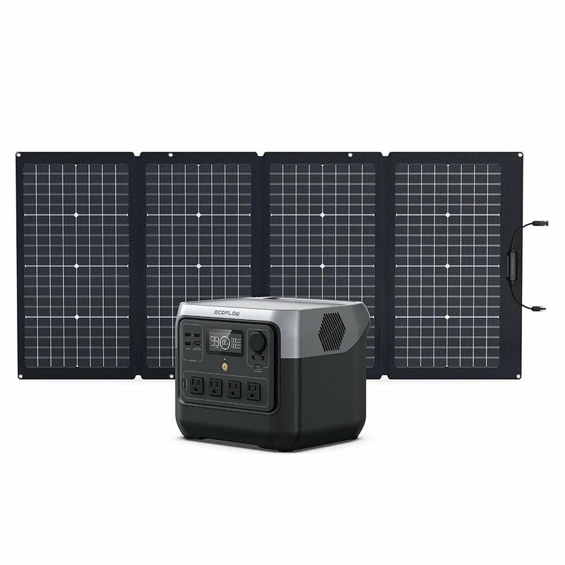 EcoFlow River 2 Pro + 1x 220W Solar Panel Solar Generator Kit