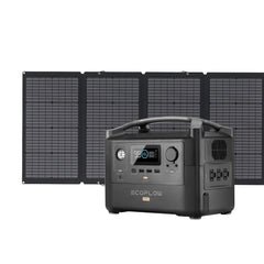 EcoFlow River Pro + 1x 220W Solar Panel Solar Generator Kit
