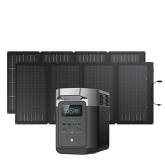 EcoFlow Delta 2 1024Wh + 220W Solar Panel Solar Generator Kit
