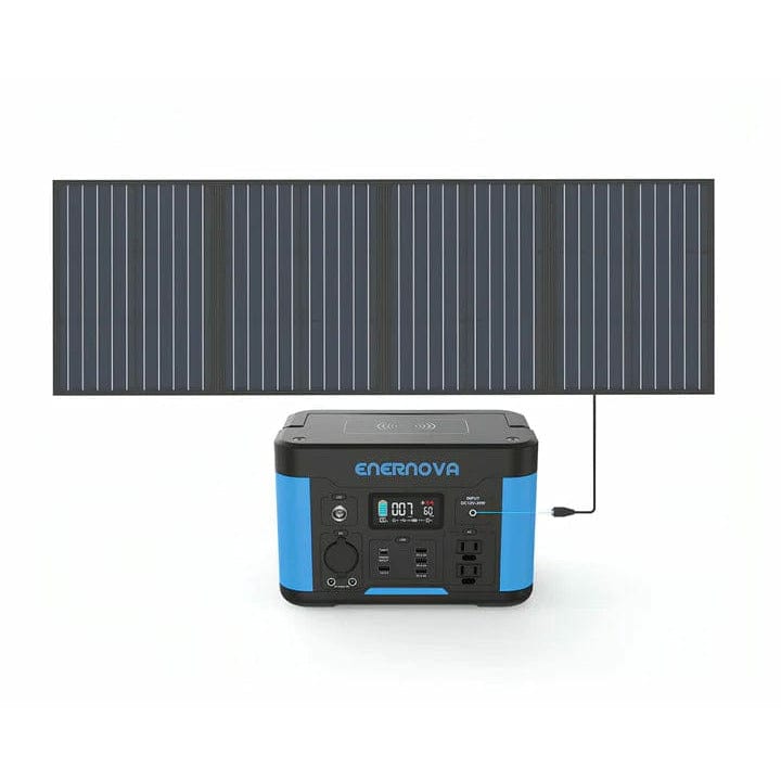 Enernova Smart PEPS500 500W + 1x SP18100 100W Solar Panel Solar Generator Kit