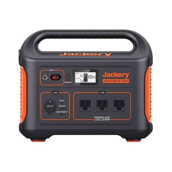 Jackery Explorer 1000 Portable Power Station G1000A1000AH- front view
