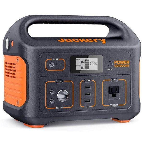Jackery Explorer 550 Portable Power Station G00550AH- front right side view