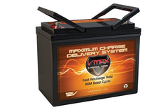 Vmaxtanks MB127-100 12V/100Ah High Performance AGM Deep Cycle Battery