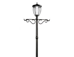 Nature Power 84” Terrace Solar Lamp Post with Planter