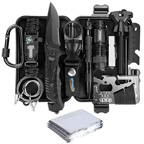 Outdoor Survival Tool Kit with Survival Bracelet