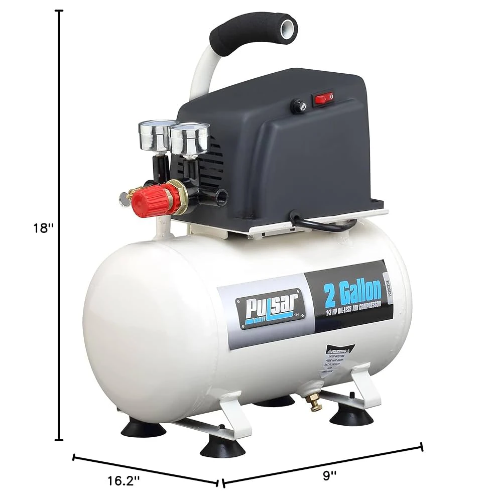 Pulsar PCE6021K 2 Gallon Portable Air Compressor