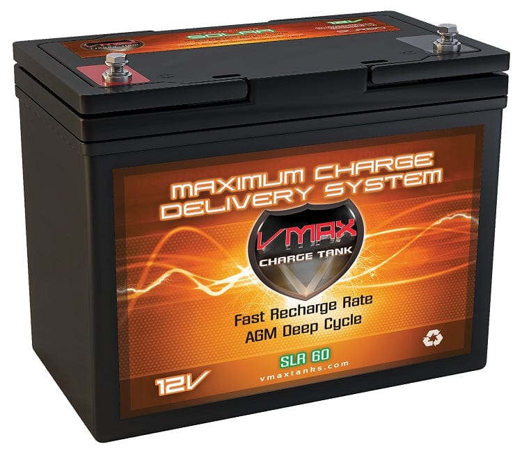 Vmaxtanks SLR60 12V/60Ah Solar AGM Deep Cycle Battery