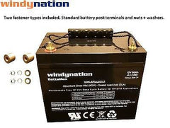 Windy Nation 1x 80Ah AGM Battery + 1x 1500W Inverter + 1x 100W 12V Polycrystalline Solar Panel Kit
