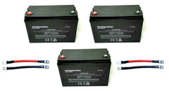 Windy Nation 3x100Ah Batteries, P30L Controller, 1500W Inverter, 3x100W Mono Solar Panel Kit